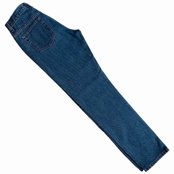 LONDONJEAN boyfriend medium wash high waisted straight leg jeans - Picture 8 of 13